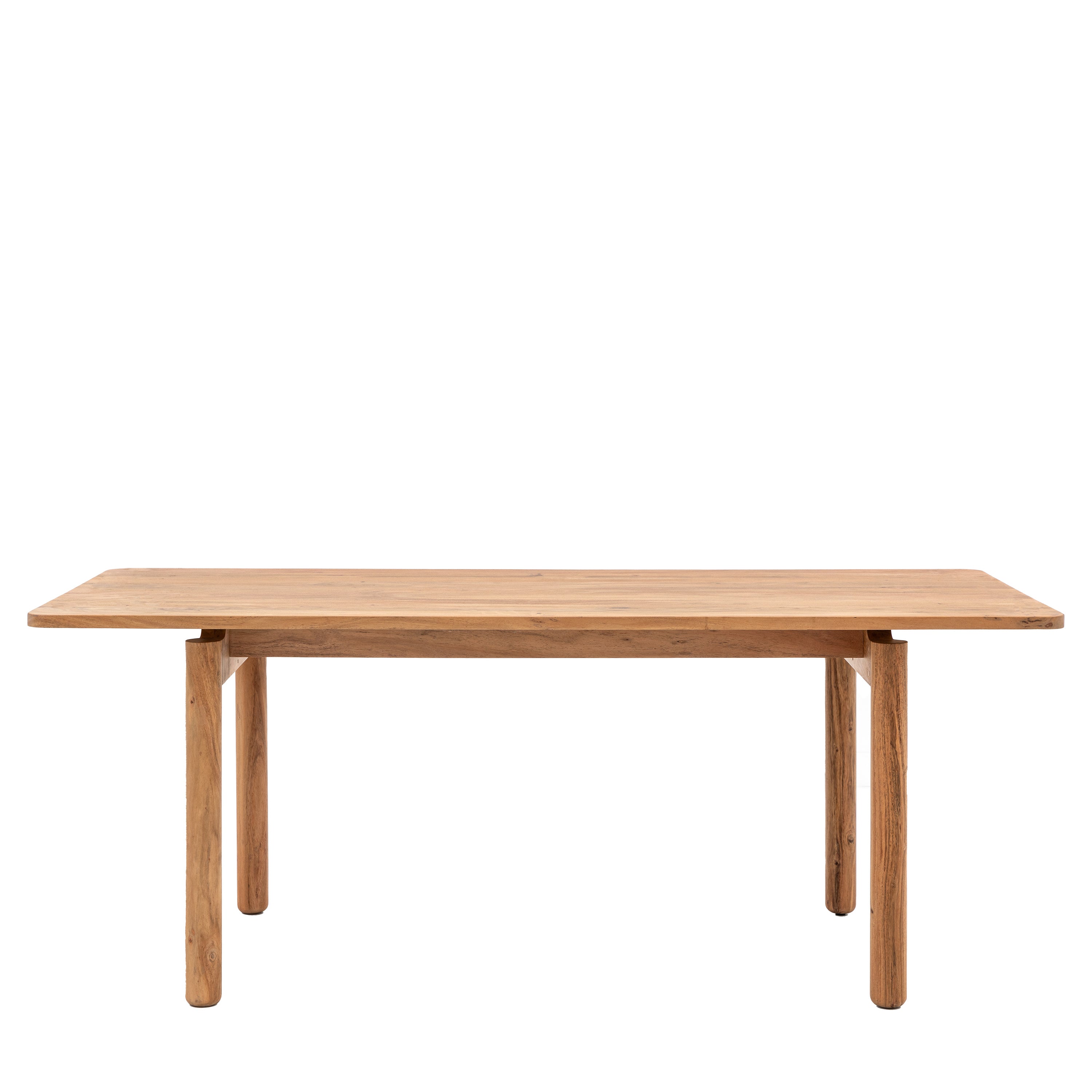 Wilmotte Natural Acacia Wood Dining Table | 6-8 Seater